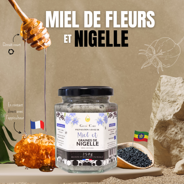 Miel et Graines de nigelle 1