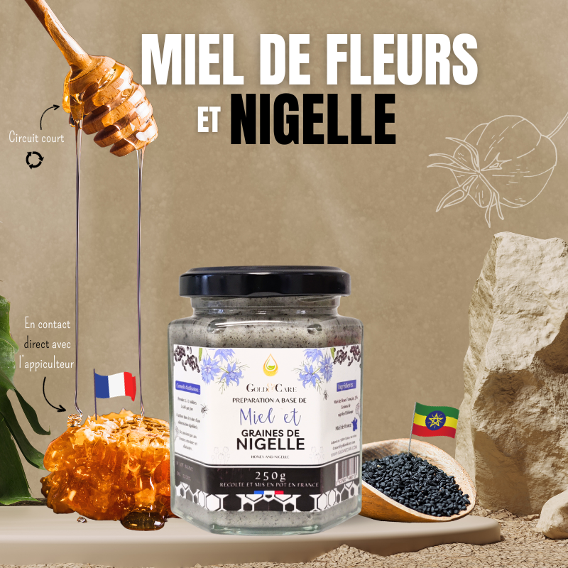 Miel et Nigelle Ethiopie- 250g - Gold And Care