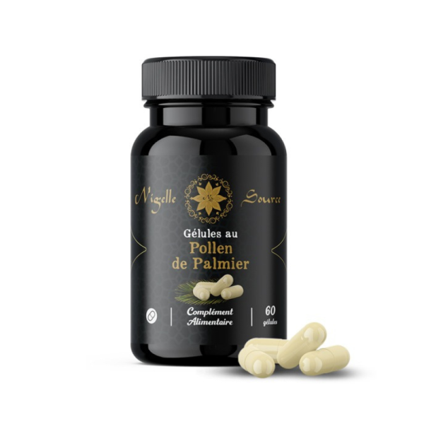 Gélules au pollen de palmier