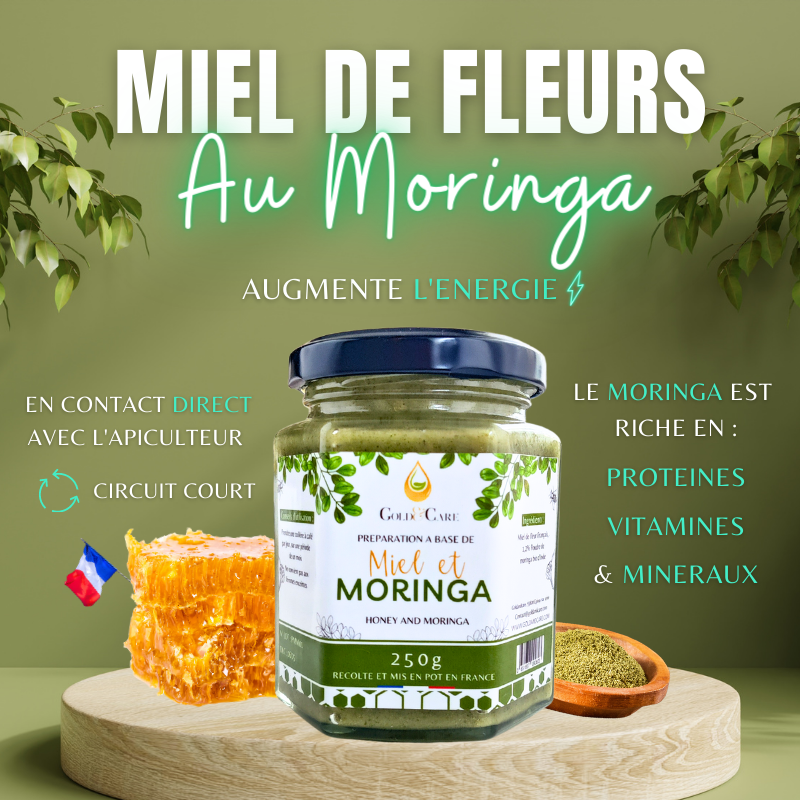 Miel et moringa