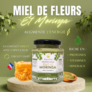 Miel et moringa