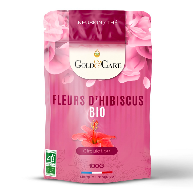 Fleurs D'hibiscus Bio - 100g - Gold And Care