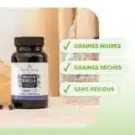 Qualité des gélules de graine de nigelle